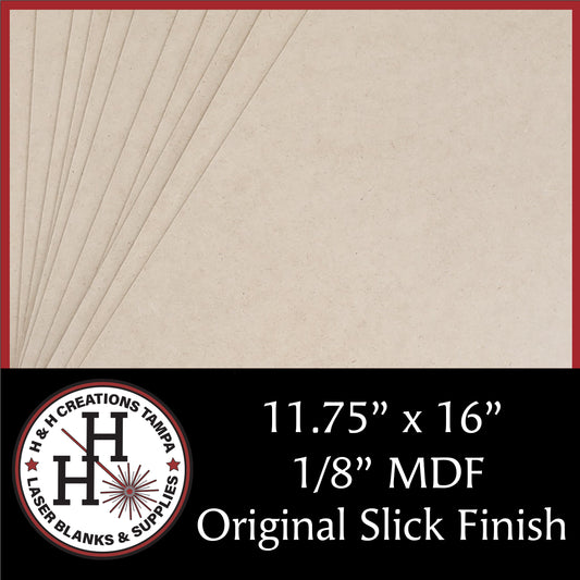 1/8" Premium MDF/HDF Draft Board - Original Slick Finish - 11.75" x 16"