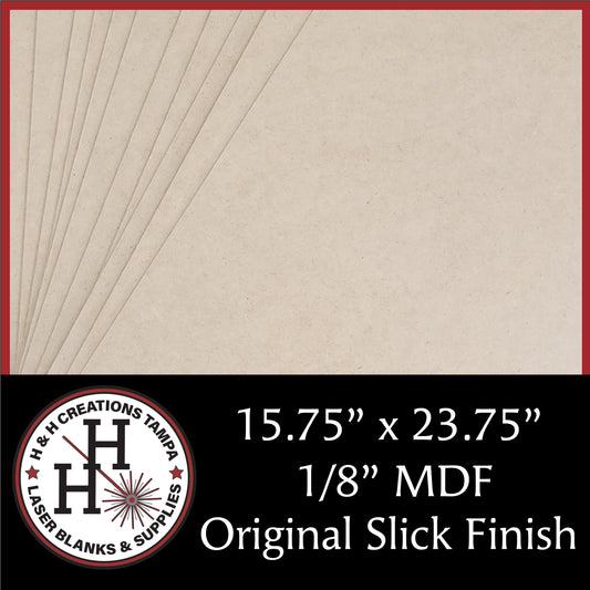 1/8" Premium MDF/HDF Draft Board - Original Slick Finish - 15.75" x 23.75"