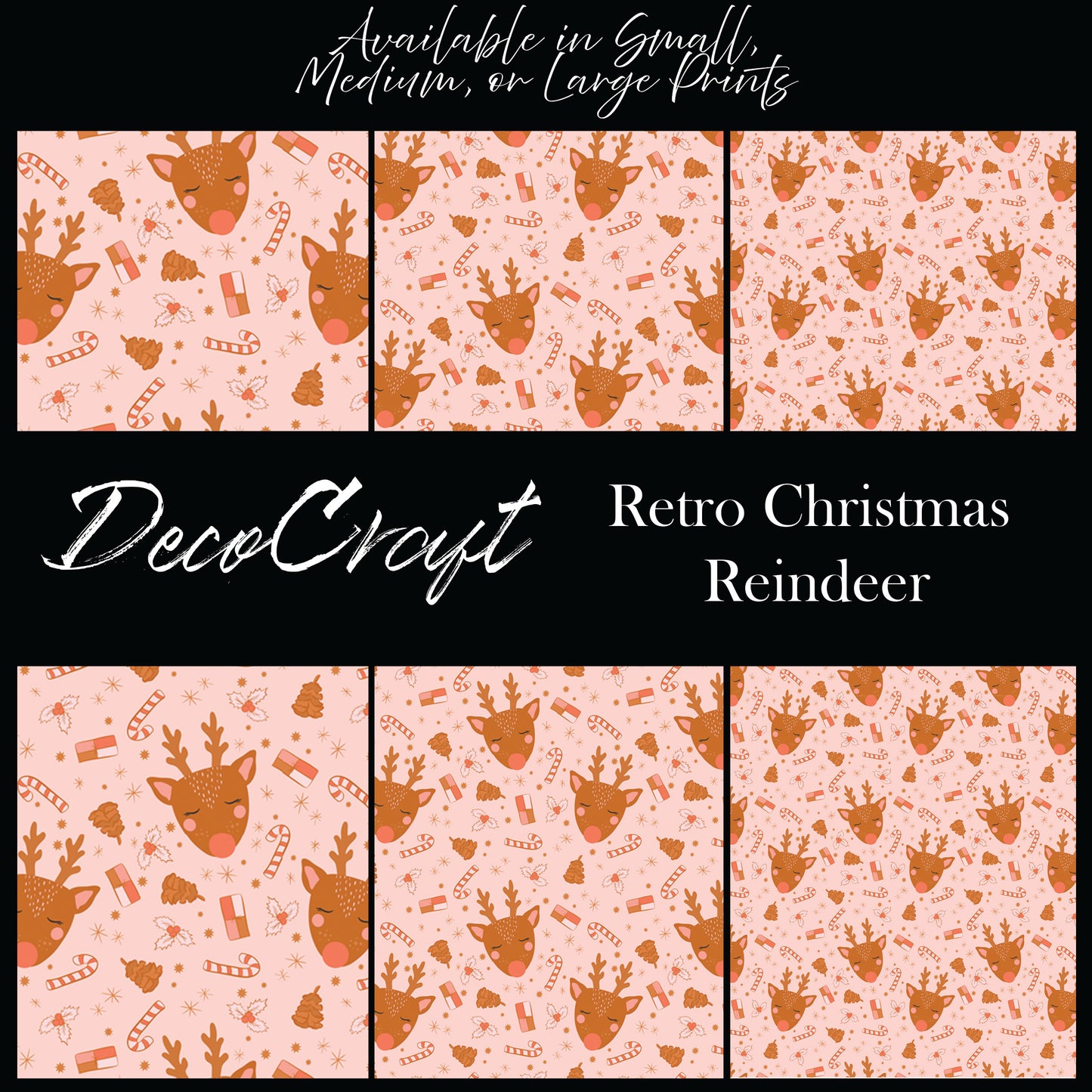 DecoCraft Christmas - Retro - Christmas Reindeer