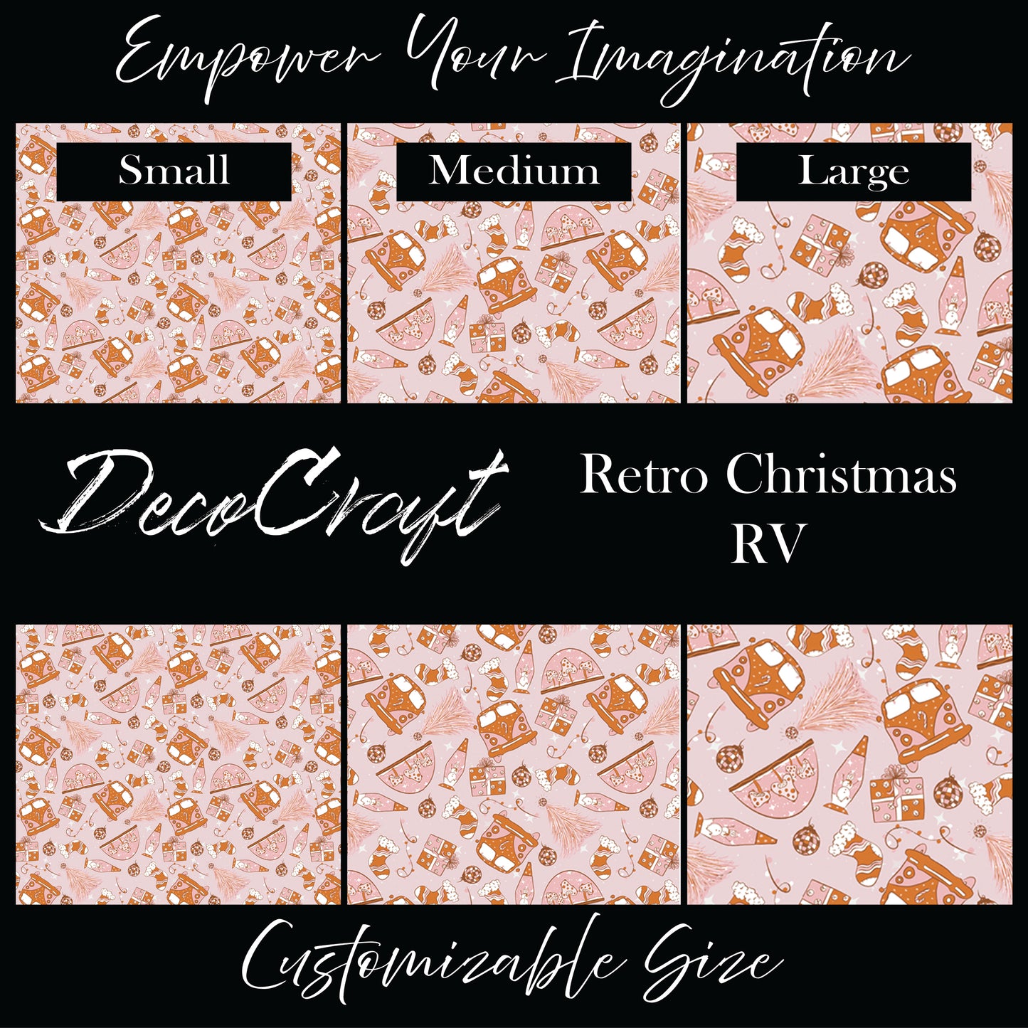 DecoCraft Christmas - Retro - Christmas RV