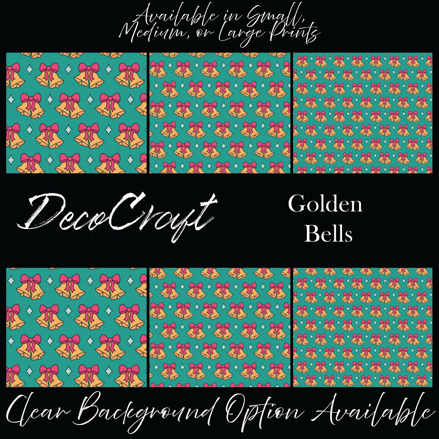 DecoCraft Christmas - Golden Bells