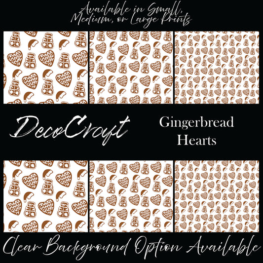 DecoCraft Christmas - Christmas Gingerbread Hearts