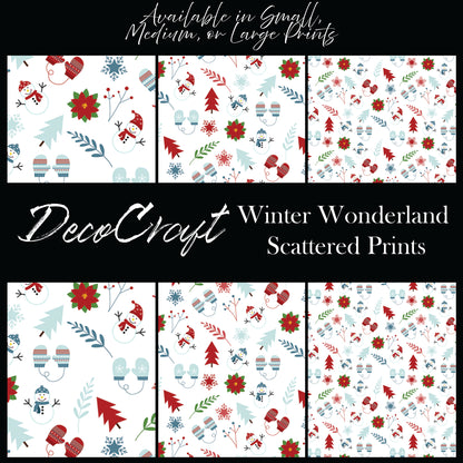 DecoCraft Christmas - Winter Wonderland - Scattered Prints