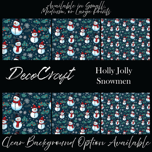 DecoCraft Christmas - Snowman - Holly Jolly Snowman