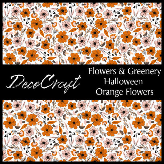 DecoCraft - Flowers & Greenery - Halloween - Orange Flowers