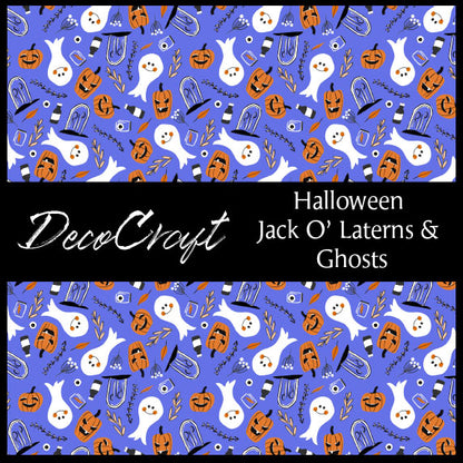 DecoCraft - Halloween - Jack o' Lanterns & Ghost