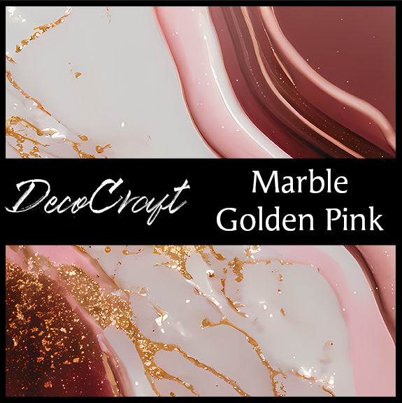 DecoCraft - Marble - Golden Pink