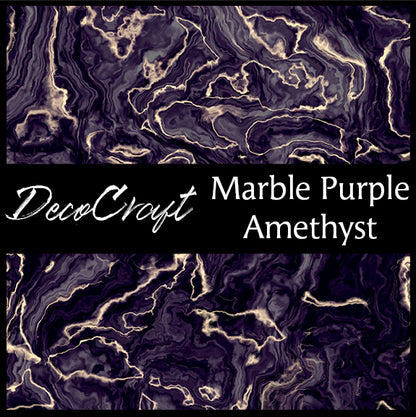 DecoCraft - Marble - Purple Amethyst