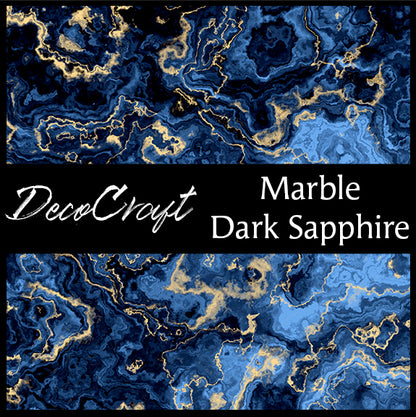 DecoCraft - Marble - Dark Blue Sapphire