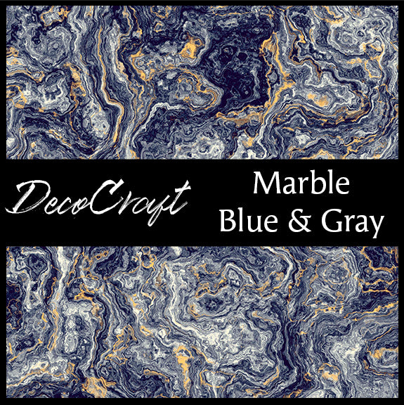 DecoCraft - Marble - Blue & Gray