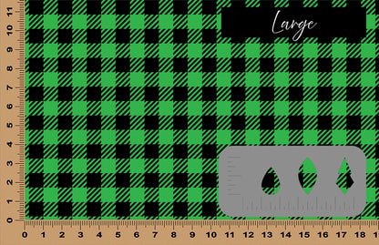 DecoCraft Christmas - Plaid - Green Buffalo Plaid