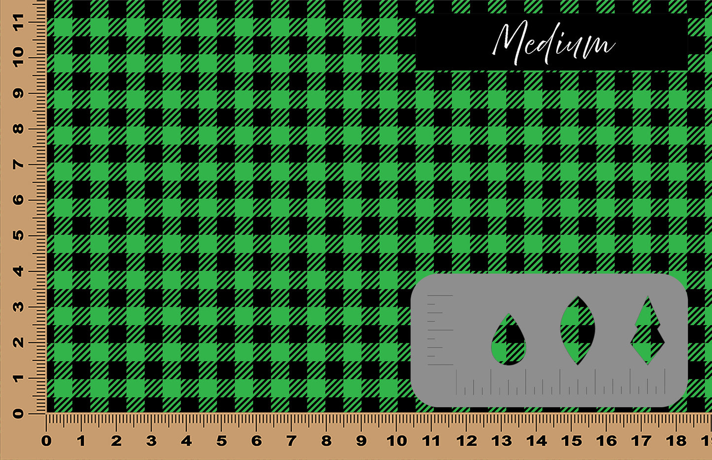 DecoCraft Christmas - Plaid - Green Buffalo Plaid