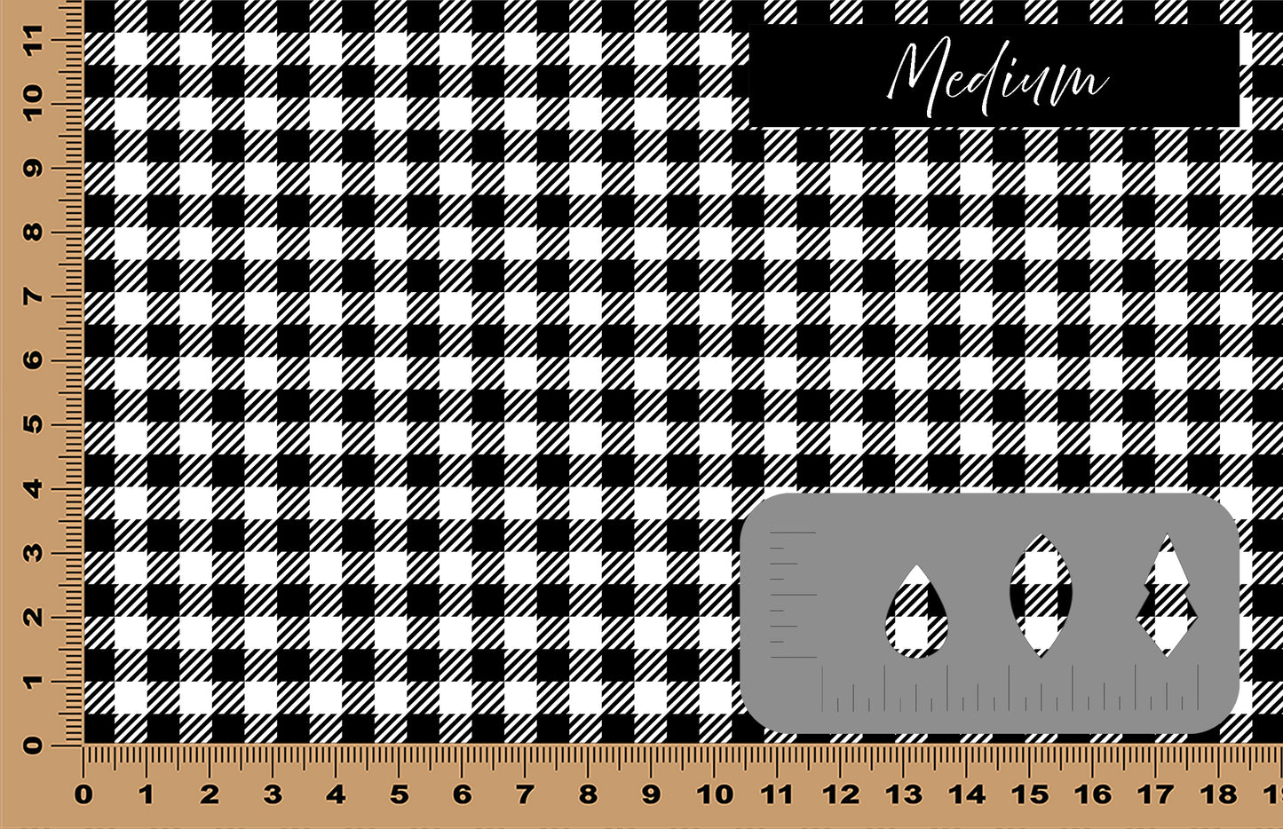 DecoCraft Christmas - Plaid - White Buffalo Plaid