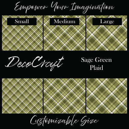 DecoCraft - Plaid - Sage Green