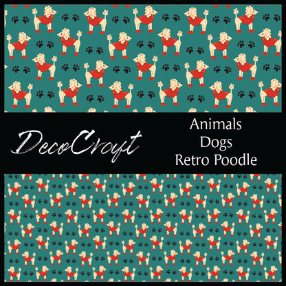 DecoCraft - Animals - Dogs - Retro Poodle