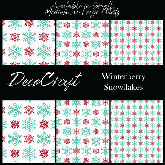 DecoCraft Christmas - Winterberry - Mini Snowflakes