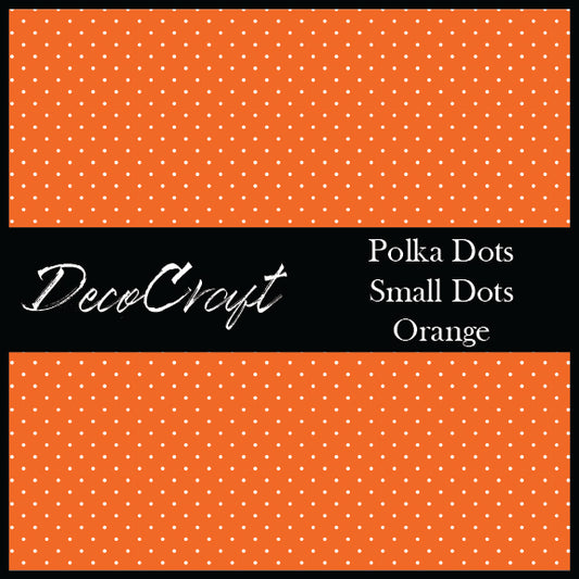 DecoCraft - Polka Dot - Orange Small Dot