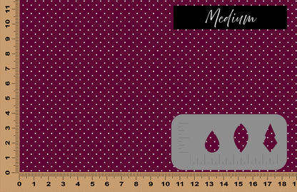 DecoCraft - Polka Dots - Dark Purple