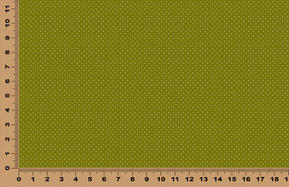 DecoCraft - Polka Dot - Olive Green Small Dot