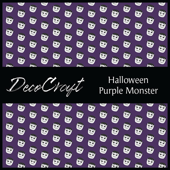 DecoCraft - Halloween - Purple Monster