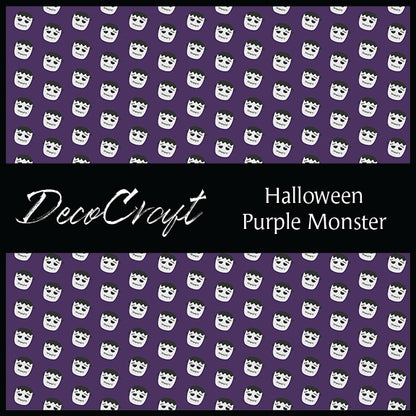 DecoCraft - Halloween - Purple Monster