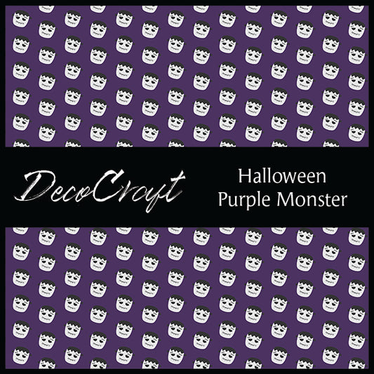 DecoCraft - Halloween - Purple Monster