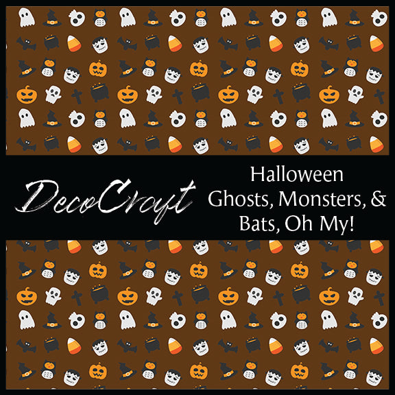 DecoCraft - Halloween - Ghost, Monsters Bats, Oh My!