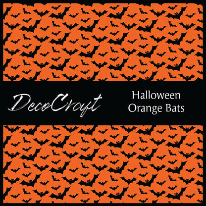 DecoCraft - Halloween - Orange Bats