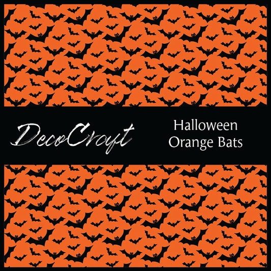 DecoCraft - Halloween - Orange Bats