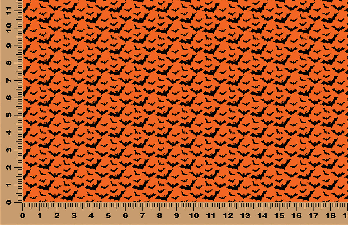 DecoCraft - Halloween - Orange Bats