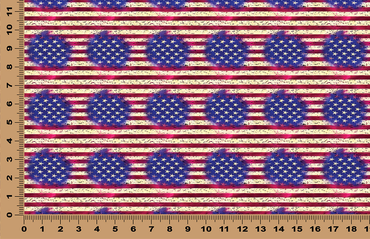 DecoCraft - Americana - Stars & Stripes - American Flag I