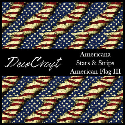 DecoCraft - Americana - Stars & Stripes - American Flag III