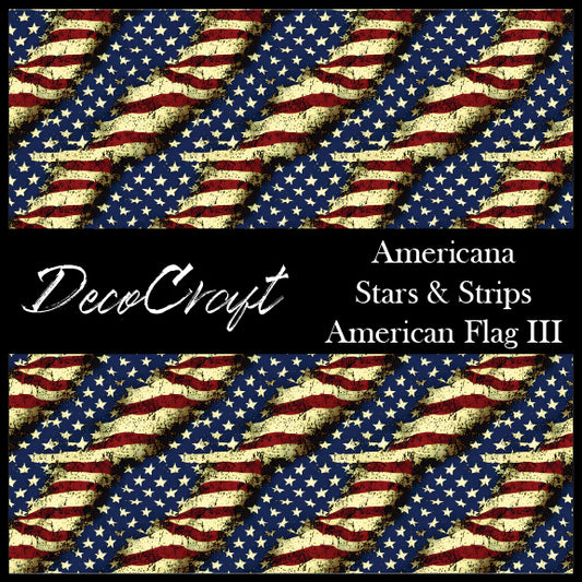 DecoCraft - Americana - Stars & Stripes - American Flag III