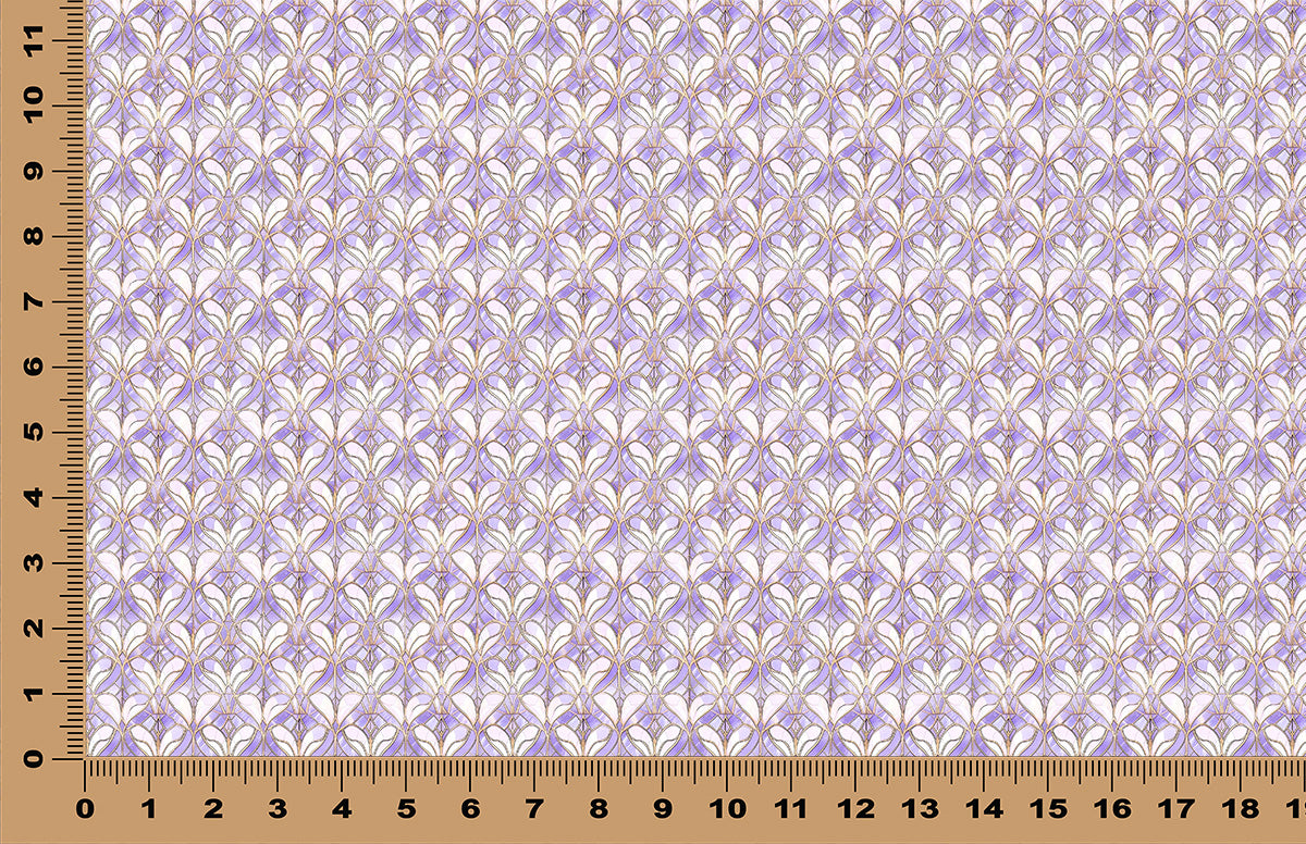 DecoCraft - Stained Glass - Art Deco - Lilac V