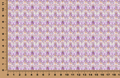 DecoCraft - Stained Glass - Art Deco - Lilac VI