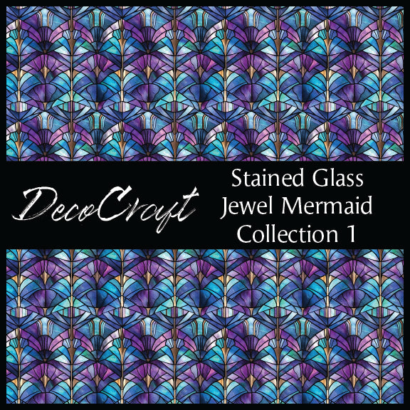 DecoCraft - Stained Glass - Jewel Mermaid I