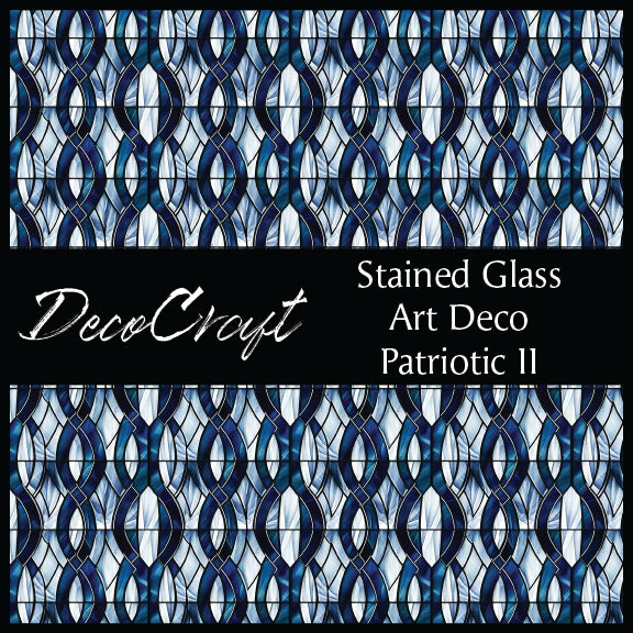 DecoCraft - Stained Glass - Art Deco - Patriotic II