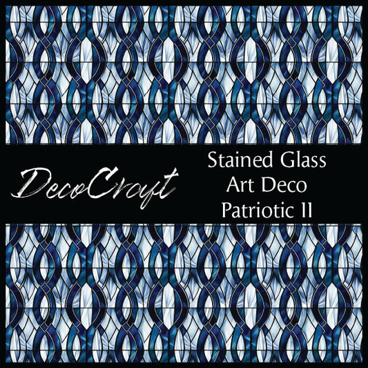 DecoCraft - Stained Glass - Art Deco - Patriotic II