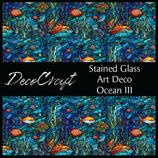 DecoCraft - Stained Glass - Ocean Fun III