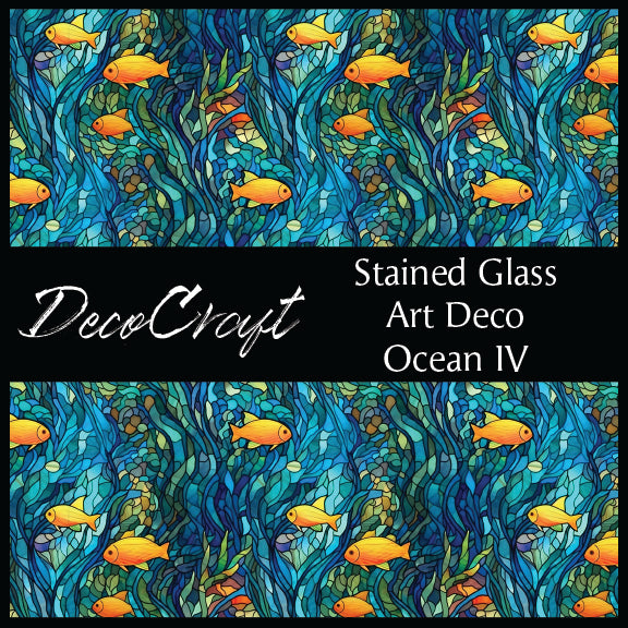 DecoCraft - Stained Glass - Ocean Fun V