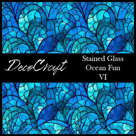 DecoCraft - Stained Glass - Ocean Fun VI