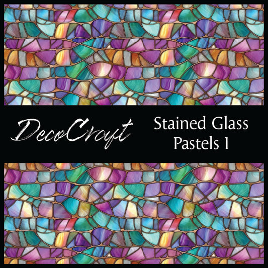 DecoCraft - Stained Glass - Multi Colors - Pastel I