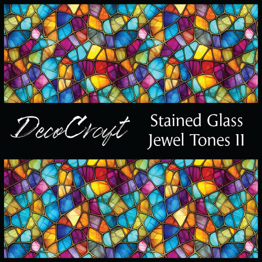 DecoCraft - Stained Glass - Multi Colors -Jewel Tones II