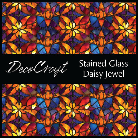 DecoCraft - Stained Glass - Multi Colors -Daisy Jewell Glass