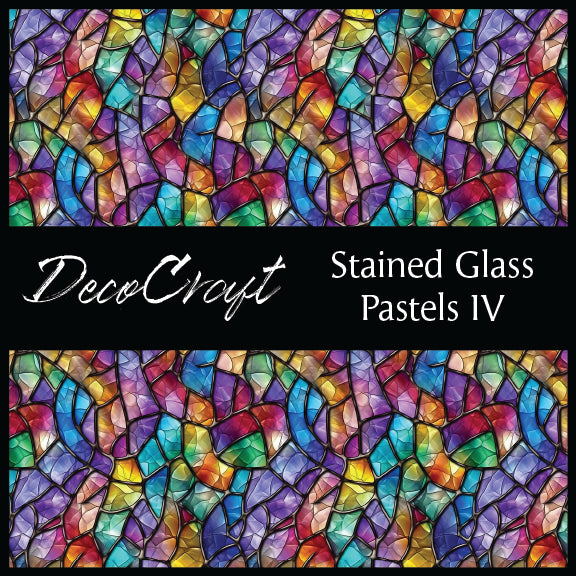 DecoCraft - Stained Glass - Multi Colors - Pastel IV