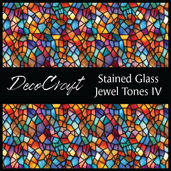 DecoCraft - Stained Glass - Multi Colors -Jewell Tones IV