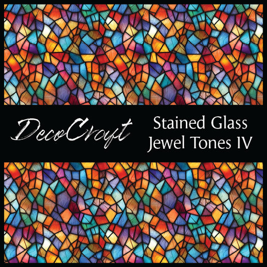 DecoCraft - Stained Glass - Multi Colors -Jewel Tones IV