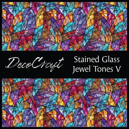 DecoCraft - Stained Glass - Multi Colors -Jewell Tones V