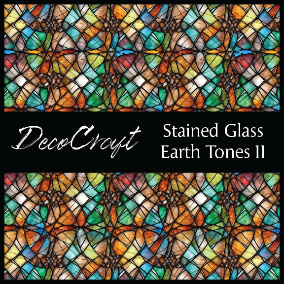 DecoCraft - Stained Glass - Multi Colors -Earth II