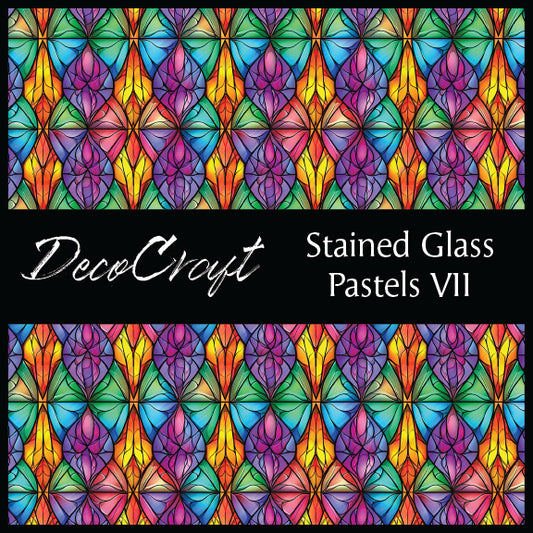 DecoCraft - Stained Glass - Multi Colors - Pastel VII